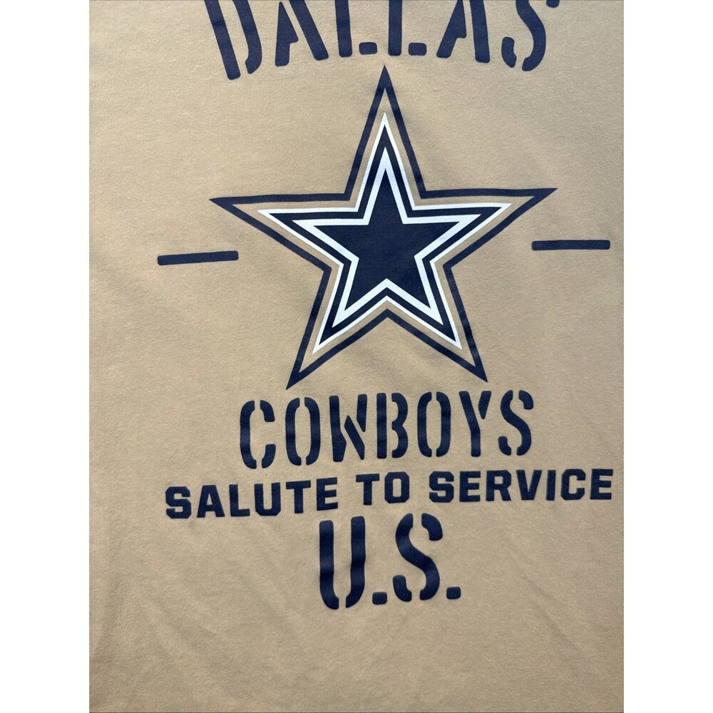 Nike Dallas Cowboys Military Salute to Service 2014 Shirt M Long Sleeve Camo - Picture 3 of 10
